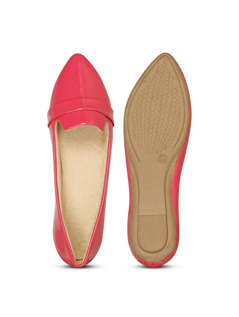 pink patent leather slip on ballerina - 19618775 - Standard Image - 6