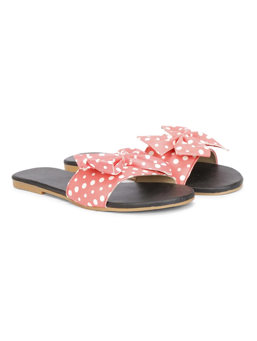 multi colored synthetic slip on sandals - 19618800 -  Standard Image - 1