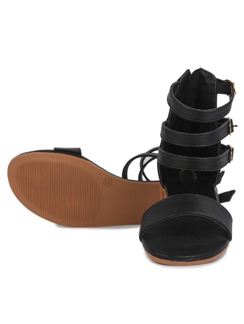 black gladiators sandal - 19618803 - Standard Image - 1