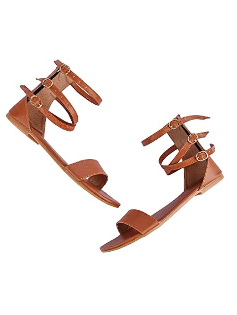 tan gladiators sandal - 19618804 - Standard Image - 4