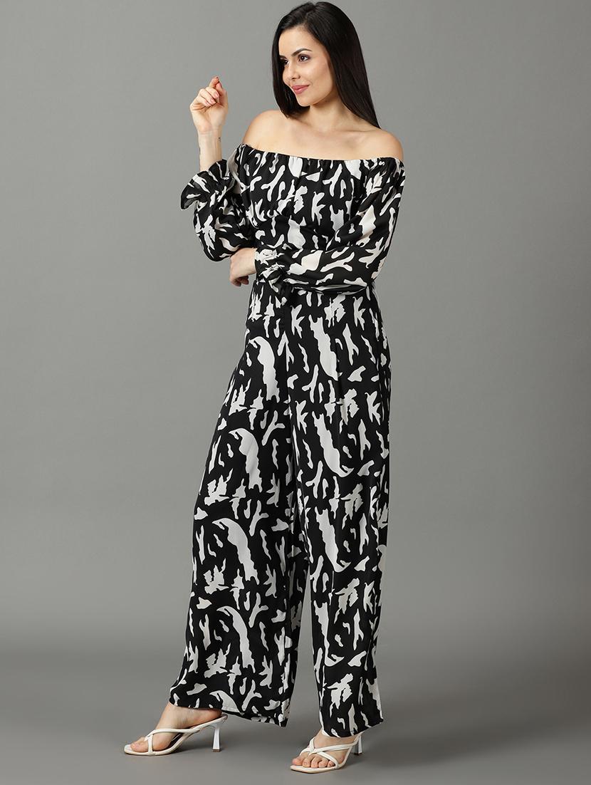 abstract print top and palazzos set co-ord - 19620559 - Standard Image - 1