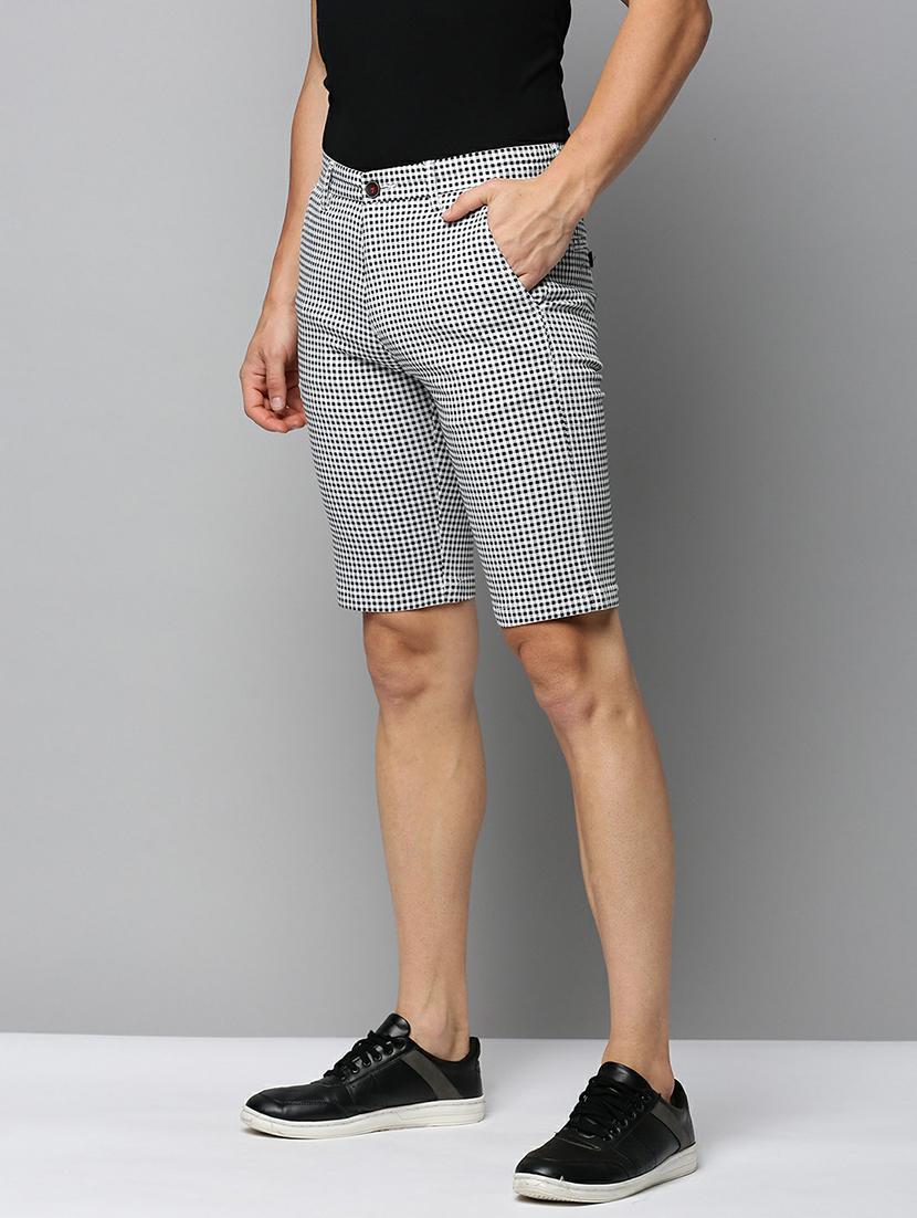 check printed casual shorts - 19622622 -  Standard Image - 1