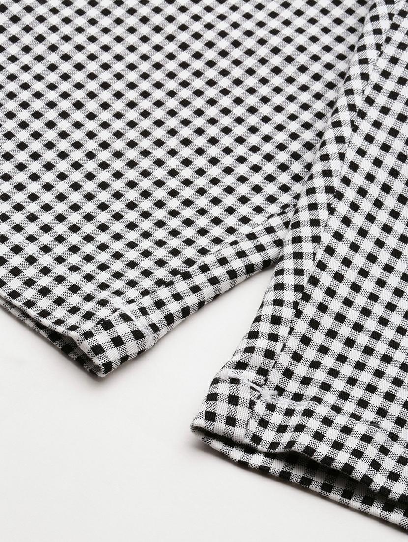 check printed casual shorts - 19622622 - Standard Image - 6
