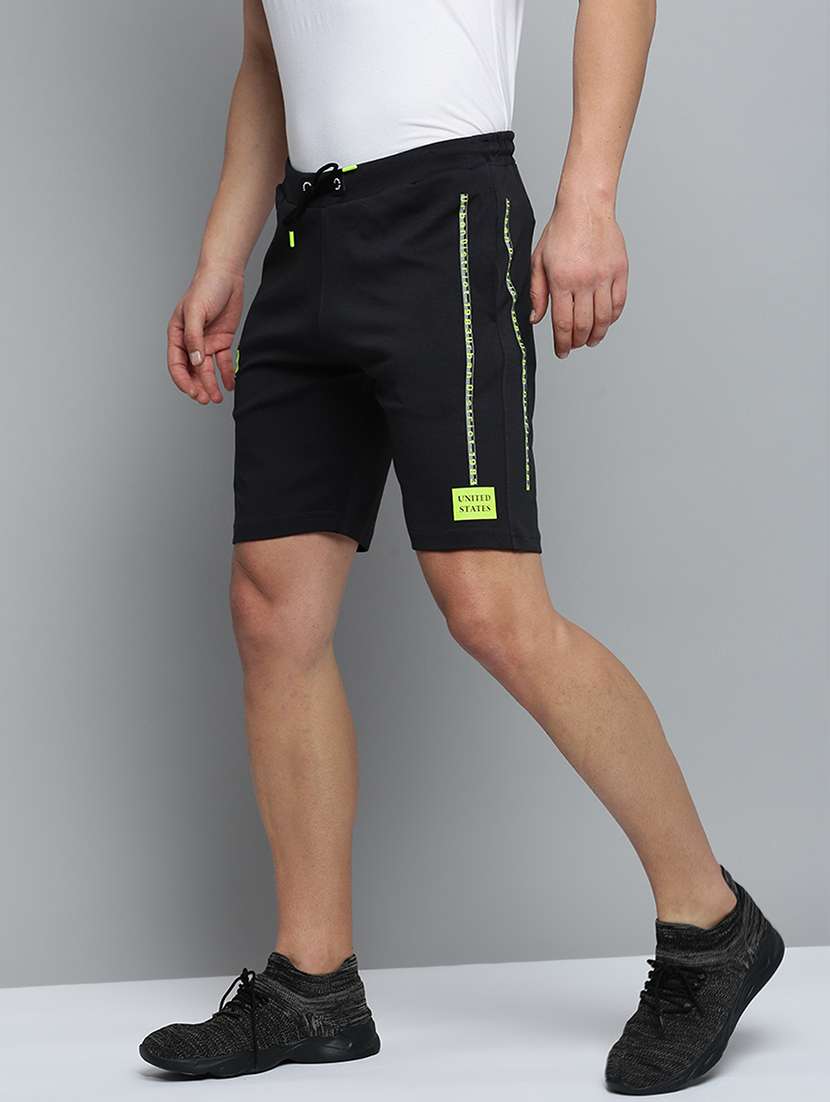 black solid sports short - 19622631 -  Standard Image - 1