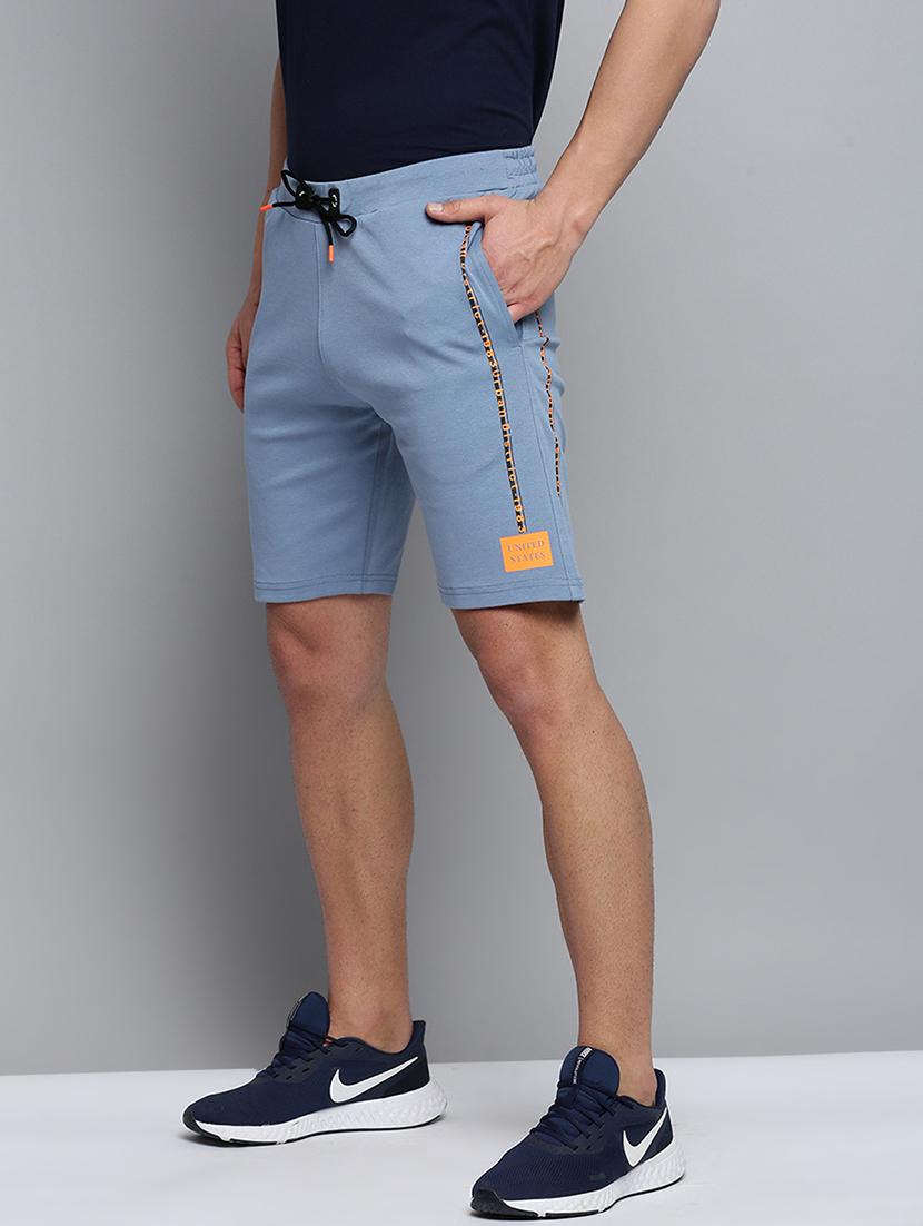 blue solid sports short - 19622634 -  Standard Image - 1