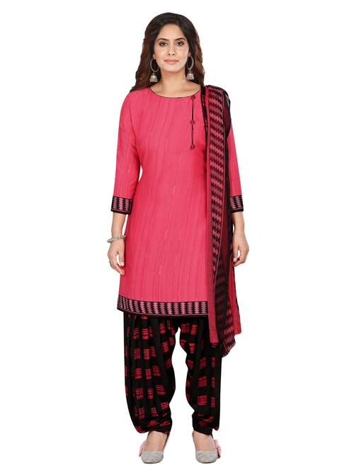 printed unstitched suit set - 19622765 - Standard Image - 0