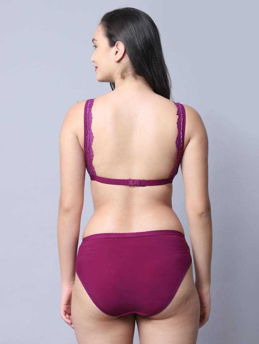 gracit women's bra and panty set combo - 19625826 - Standard Image - 4