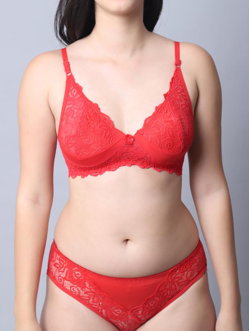 gracit women's bra and panty set - 19625845 - Standard Image - 4