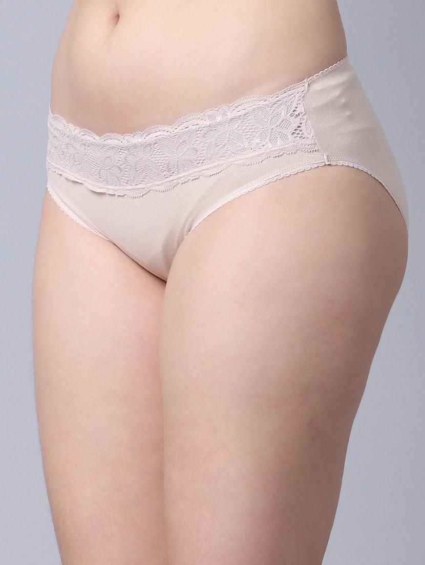 beige cotton hipster panty - 19625866 - Standard Image - 1