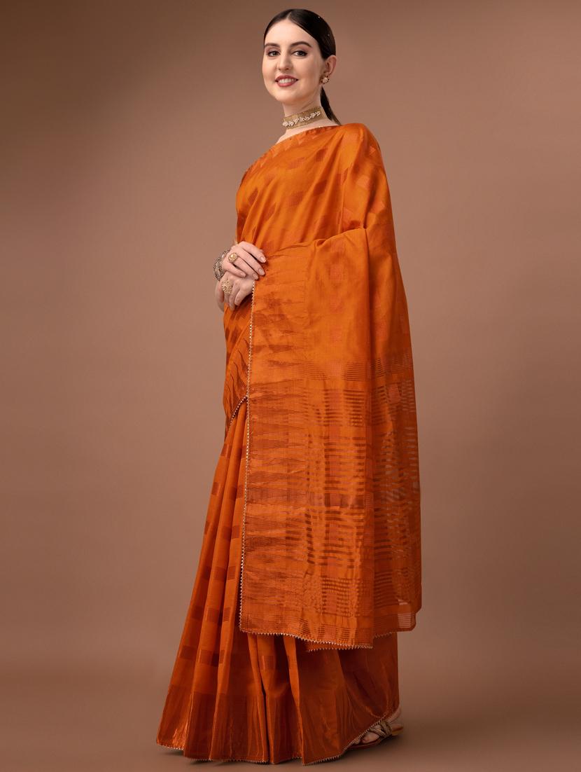 solid with borders handloom saree - 19626264 - Standard Image - 1