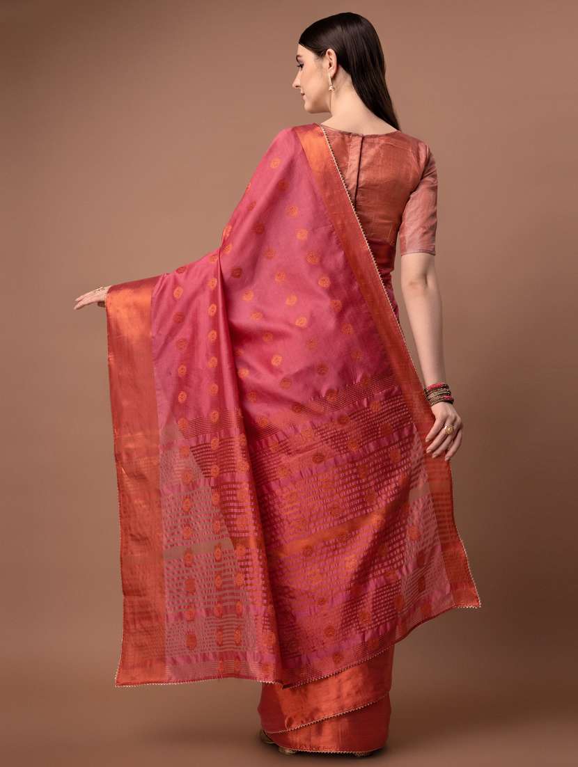 solid with borders handloom saree - 19626281 -  Standard Image - 1
