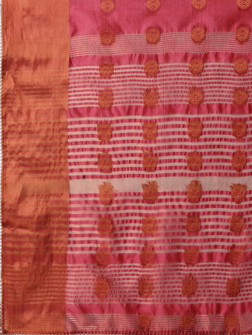 solid with borders handloom saree - 19626281 -  Standard Image - 4