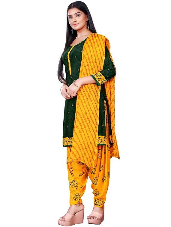 printed unstitched patiyala suit set - 19626633 -  Standard Image - 1