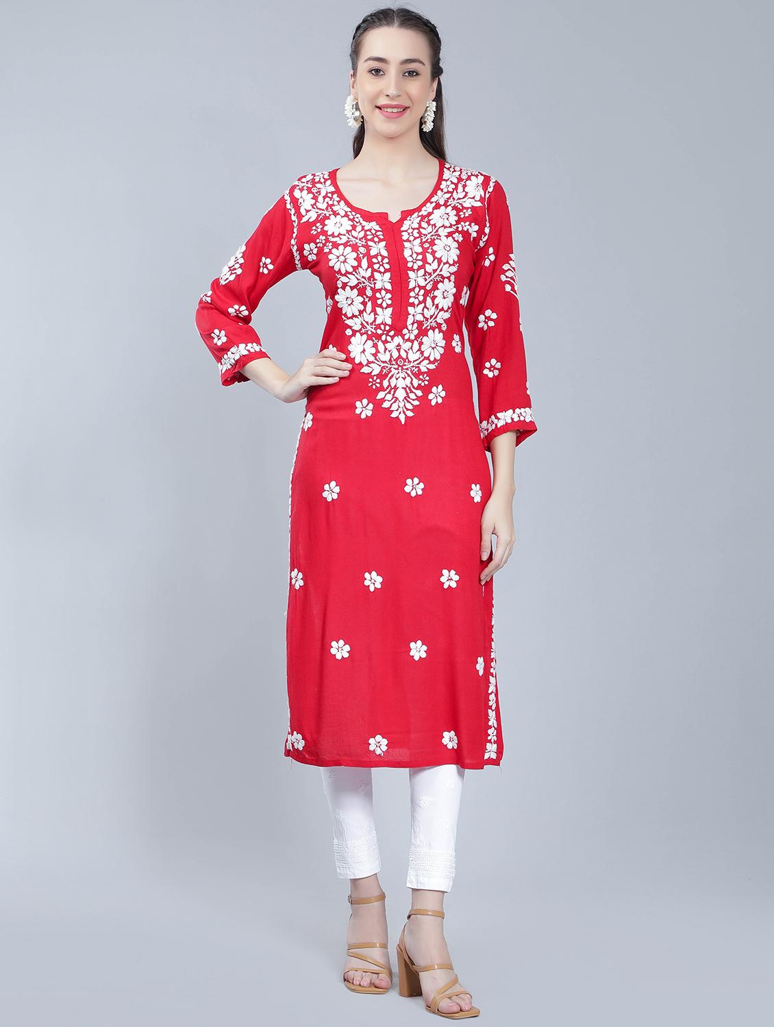 women's straight kurta - 19631874 -  Zoom Image - 0