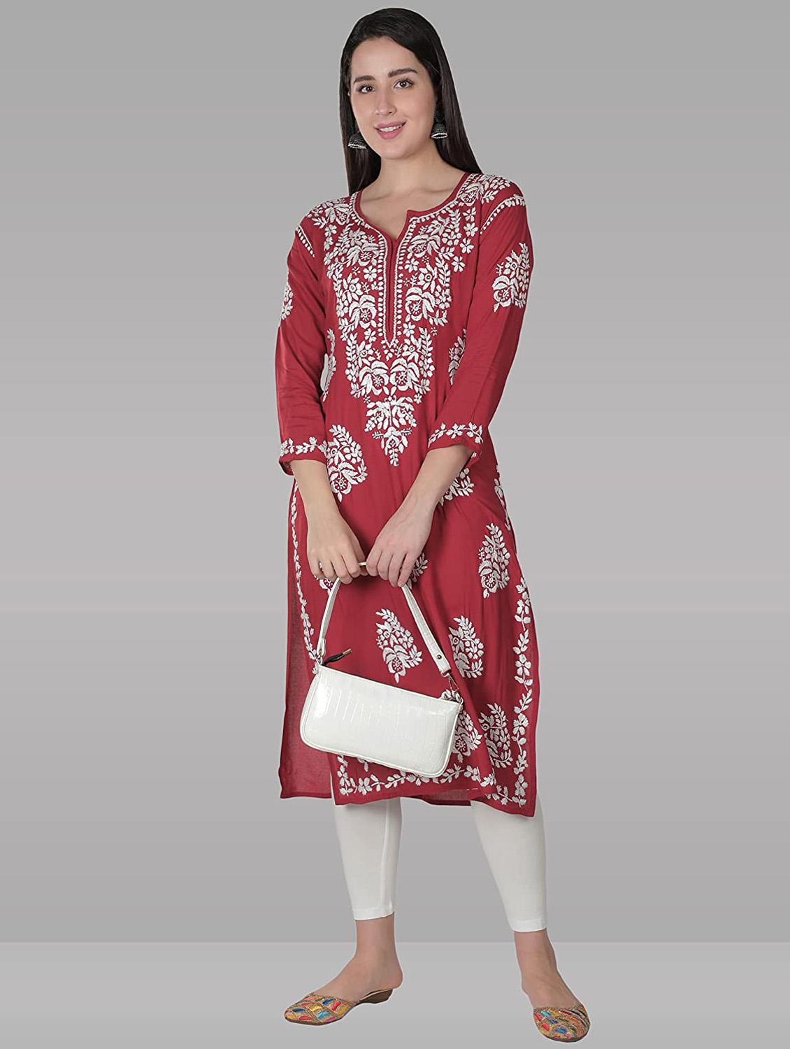 women's straight kurta - 19631877 - Standard Image - 4