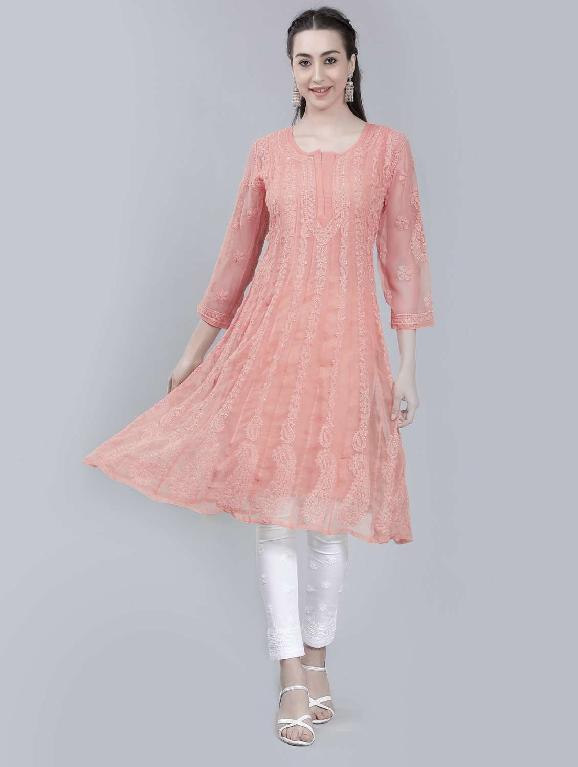women's flared kurta