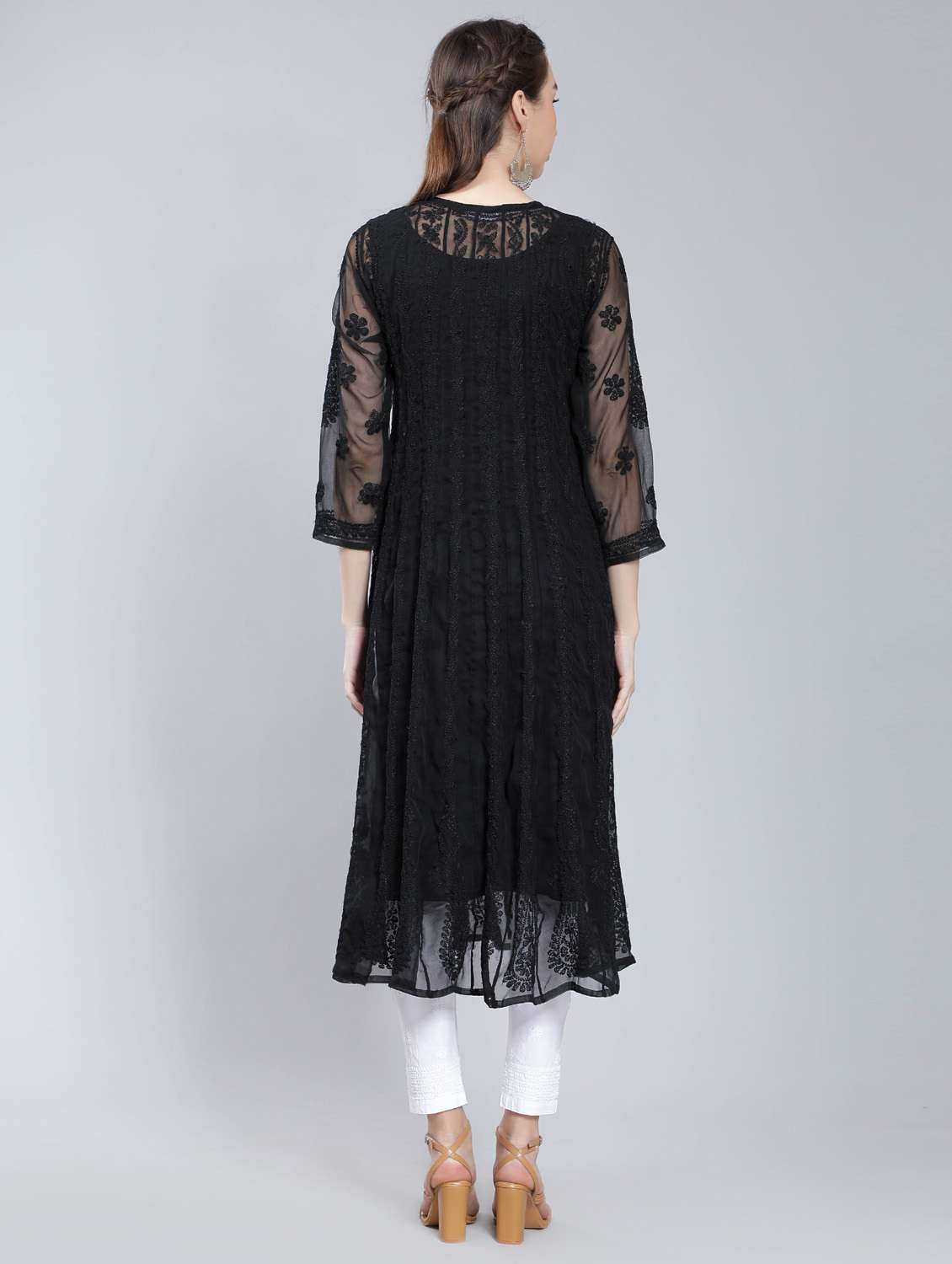 women's anarkali kurta - 19631883 - Standard Image - 4