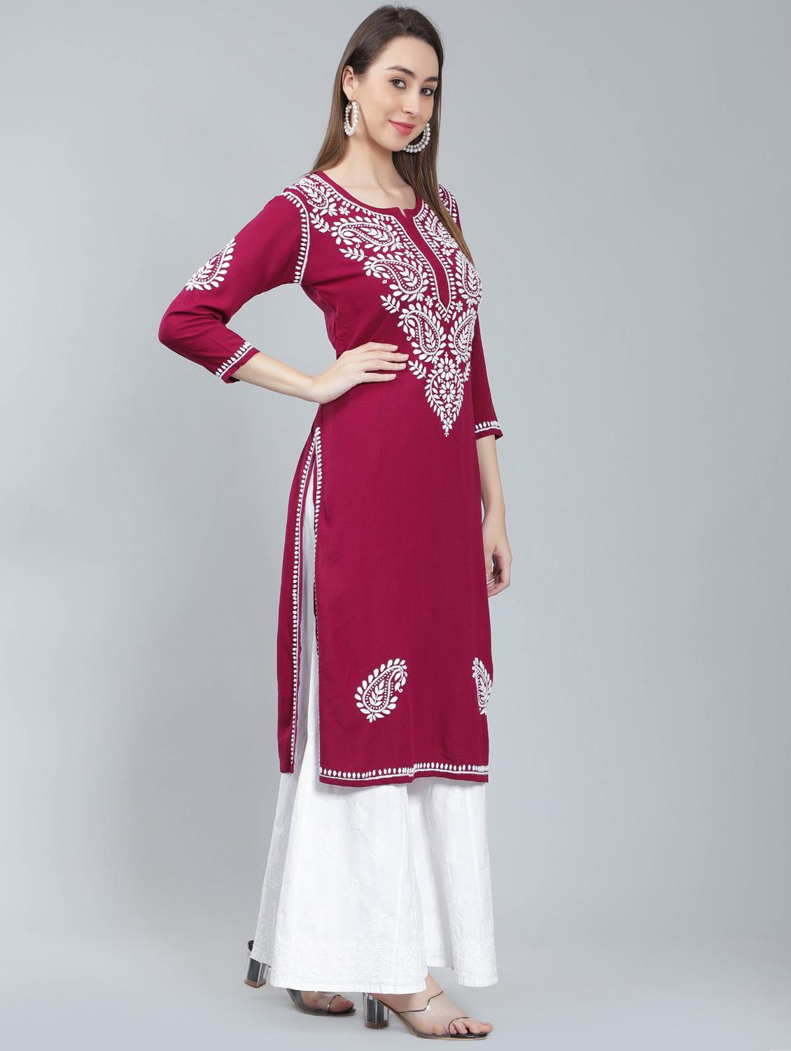 women's straight kurta - 19631896 - Standard Image - 1