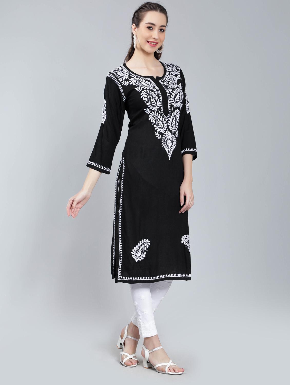 women's straight kurta - 19631898 - Standard Image - 1