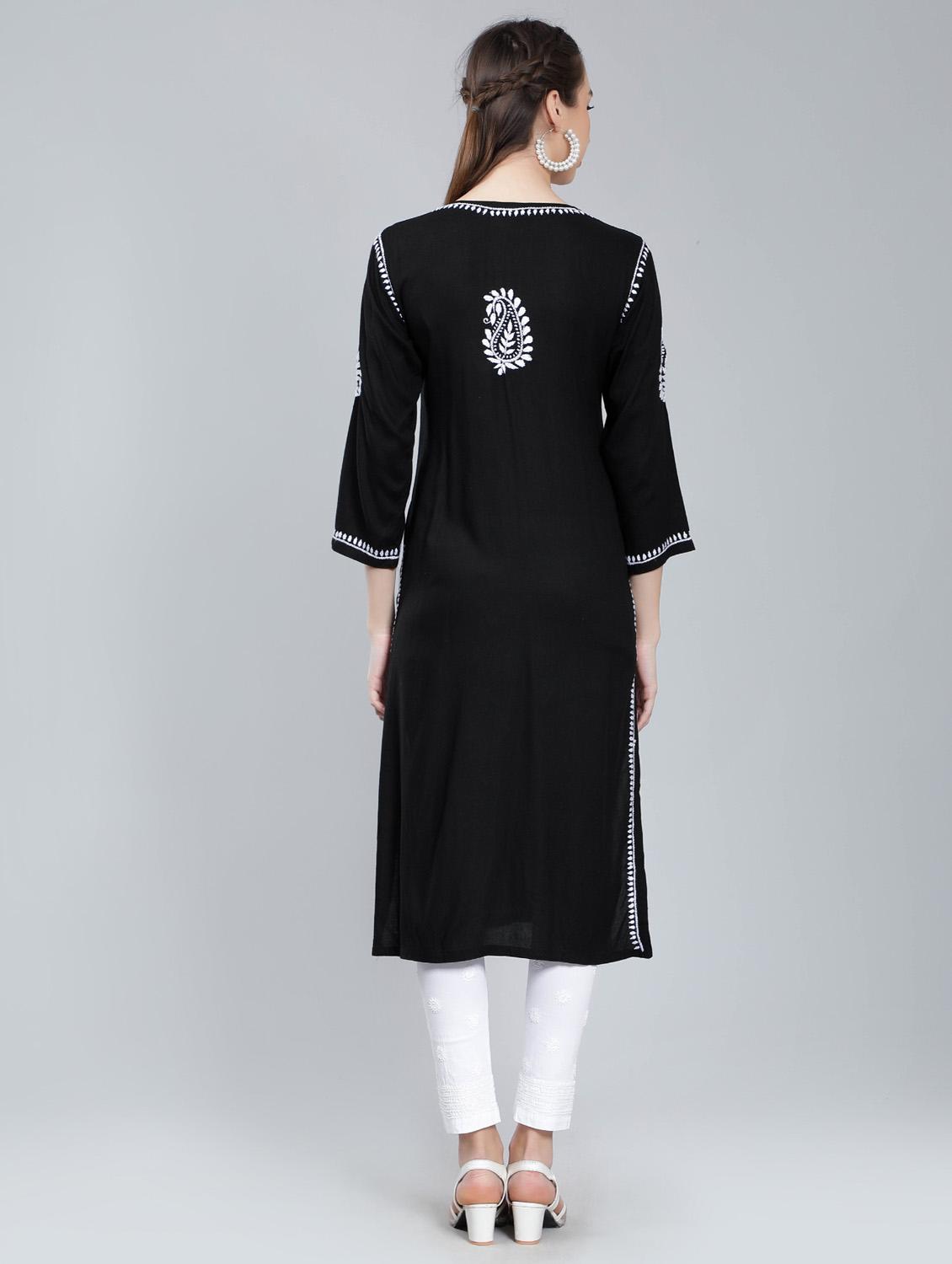 women's straight kurta - 19631898 - Standard Image - 4