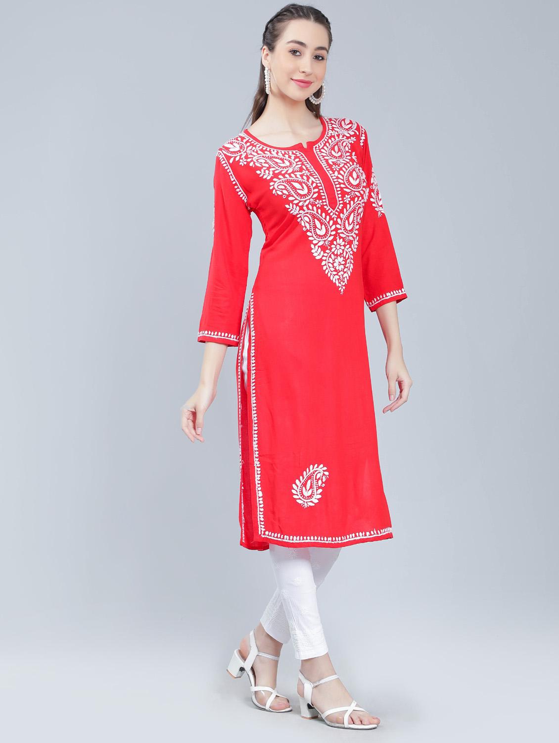 women's straight kurta - 19631899 - Standard Image - 1