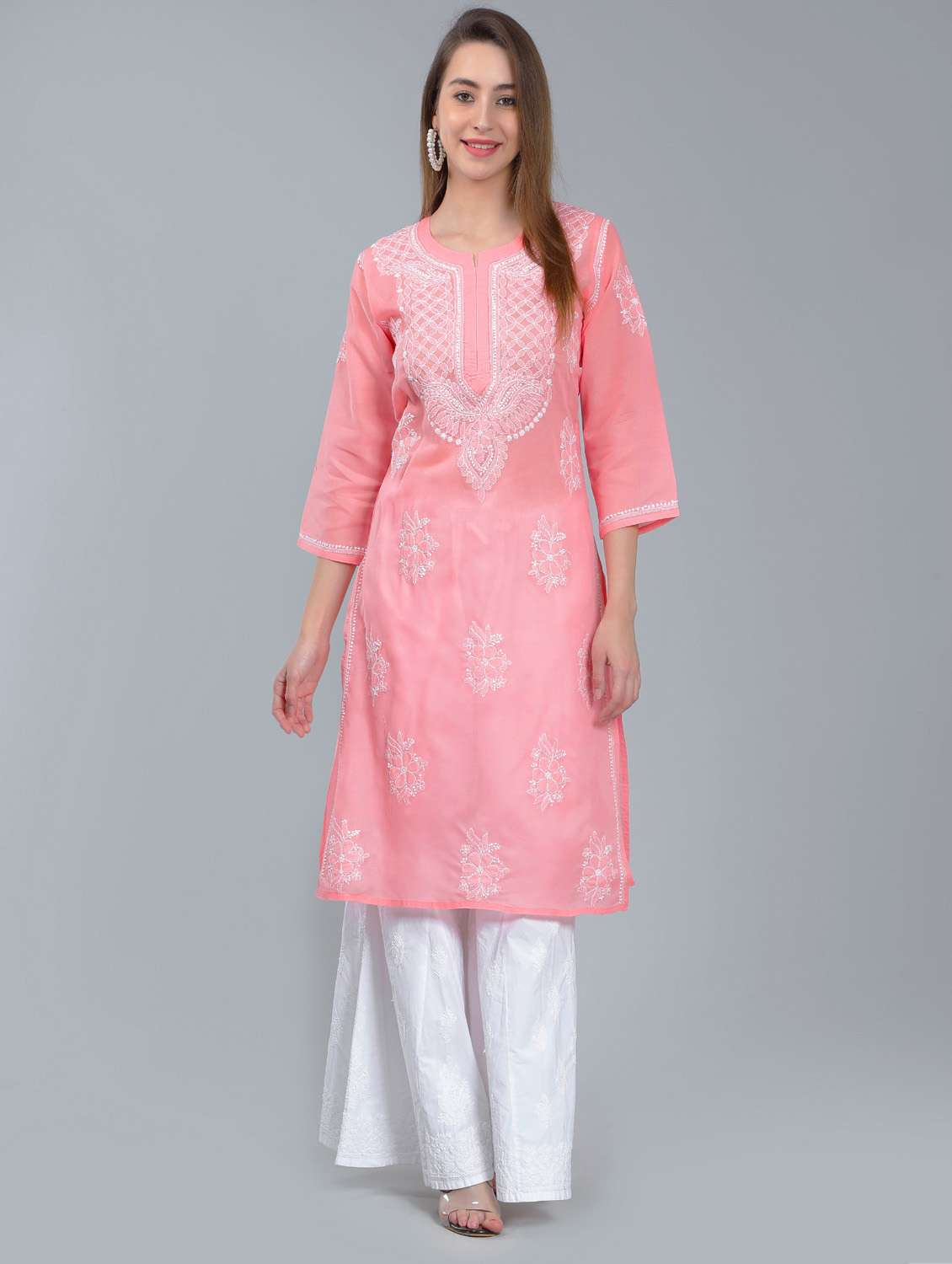 women's straight kurta - 19631907 -  Standard Image - 1