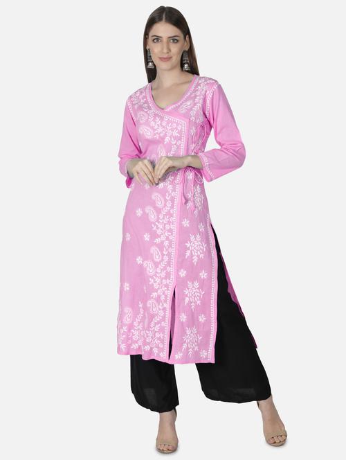women's angrakha kurta - 19631912 - Standard Image - 0