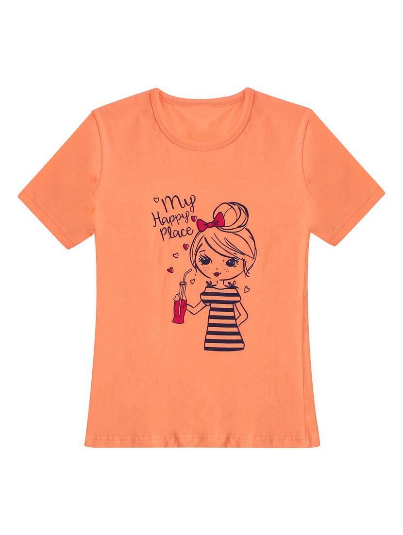 girls pack of 2 printed regular tees - 19635322 -  Standard Image - 1