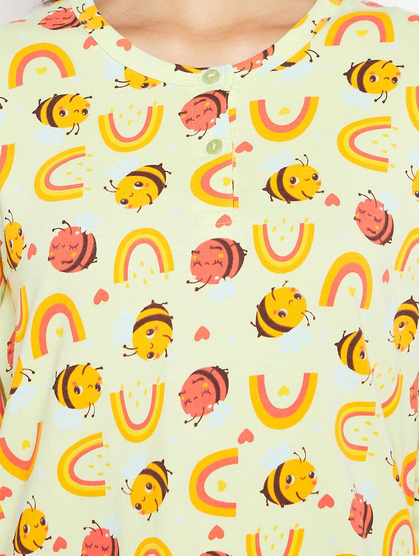 honey bee pyjama set nightwear set - 19637978 - Standard Image - 4