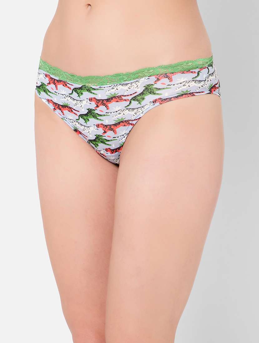 multi colored cotton bikini panty - 19638914 -  Standard Image - 1