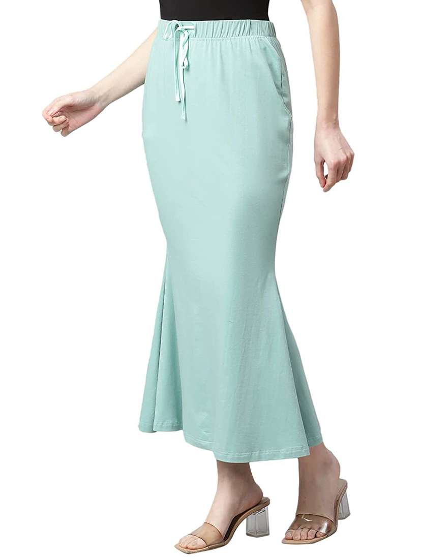 blue nylon saree shaper shapewear - 19639561 -  Standard Image - 1