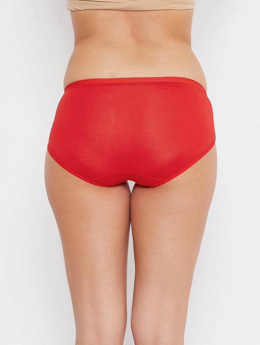red solids hipster panty - 19641185 -  Standard Image - 1