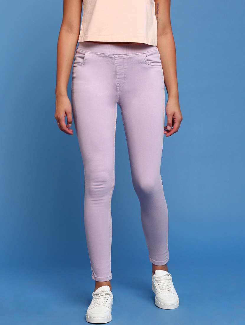 mid rise solid jegging trouser  - 19643437 -  Zoom Image - 0