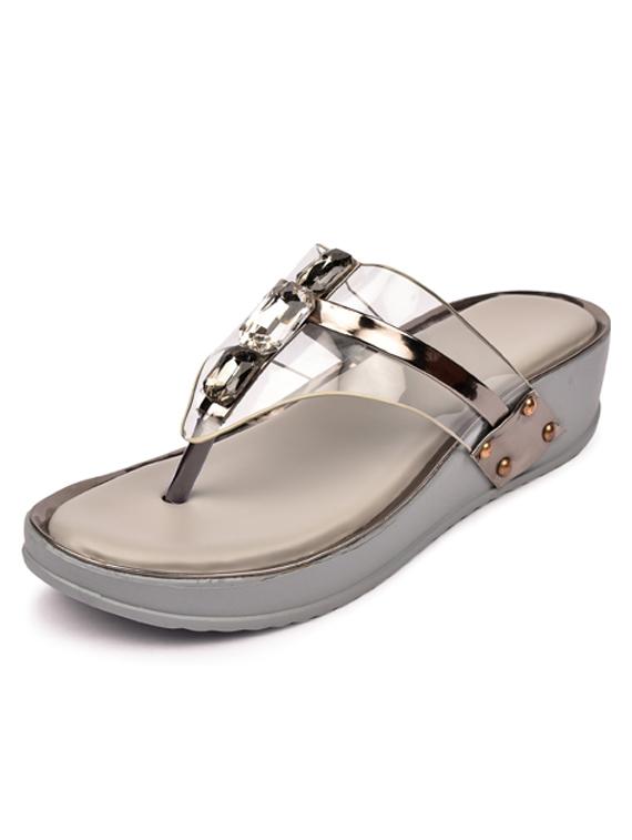 reezz's trendy collections of wedges sandal for women & girls. - 19643593 - Standard Image - 1