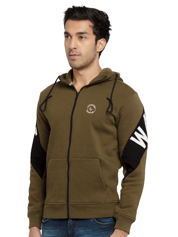 mens color block sweatshirt - 19643652 - Standard Image - 1