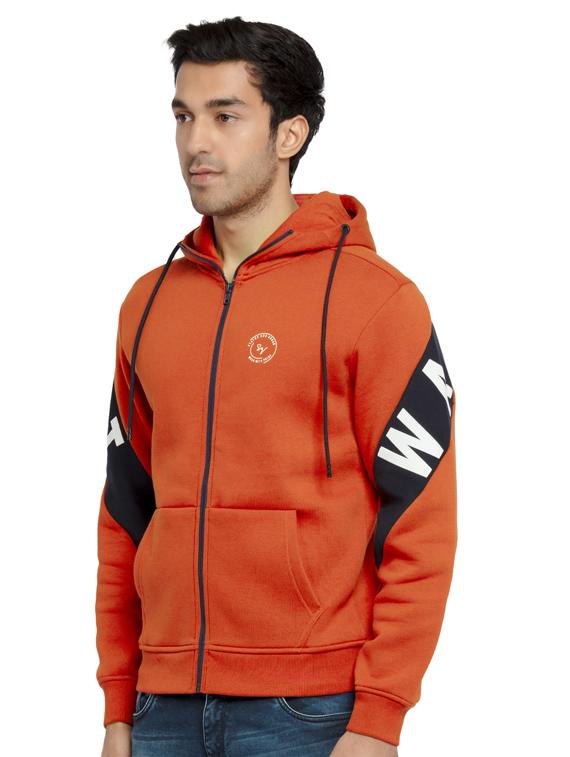mens front print sweatshirt - 19643653 - Standard Image - 1