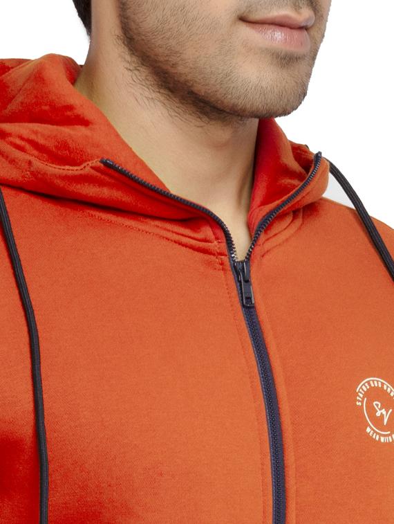 mens front print sweatshirt - 19643653 - Standard Image - 4