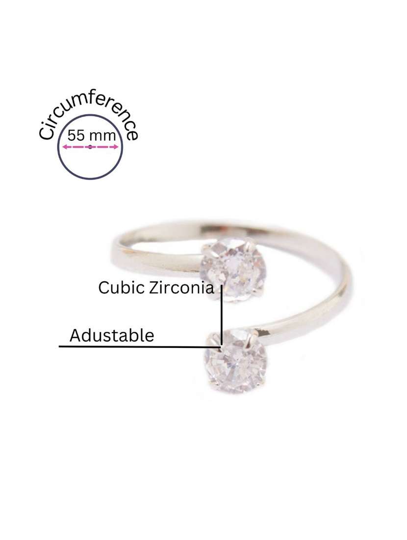 silver plated finger ring - 19644201 - Standard Image - 1