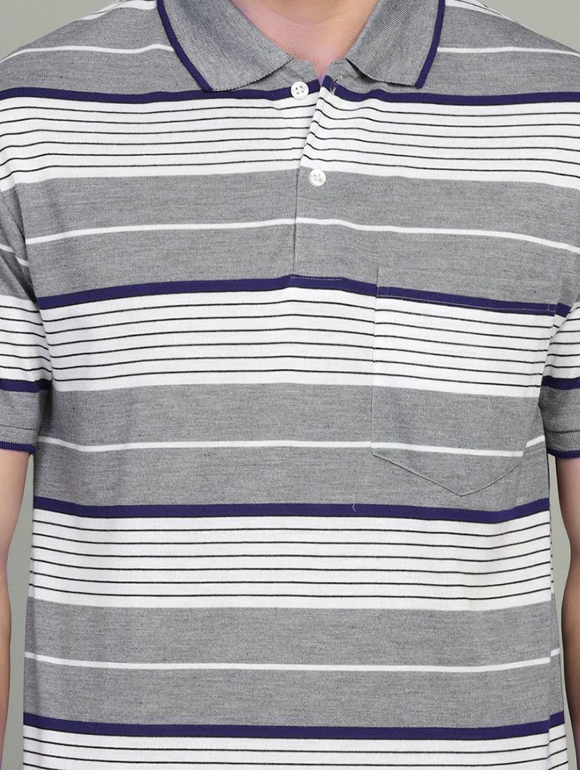 pack of 2 striped polo t-shirt - 19646371 - Standard Image - 4