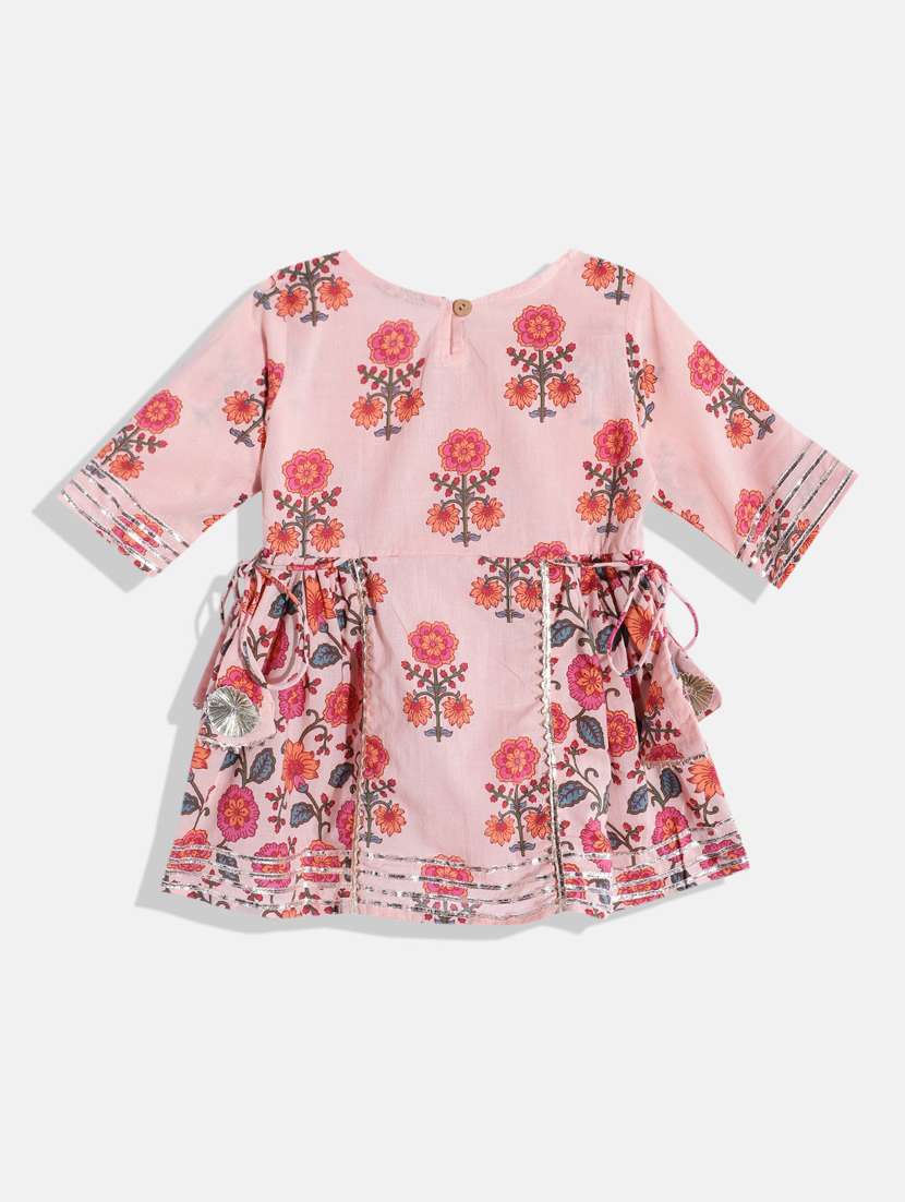 round neck kurta salwar set - 19646478 -  Standard Image - 1