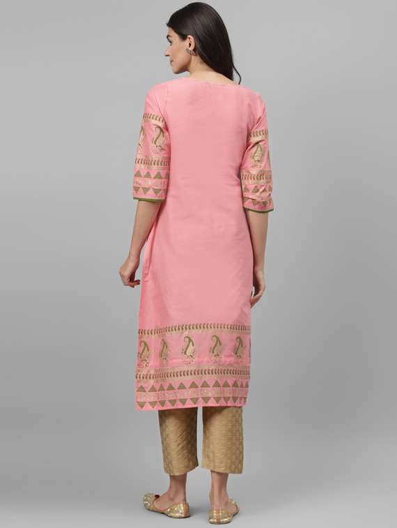 women's straight kurta - 19648985 -  Standard Image - 1