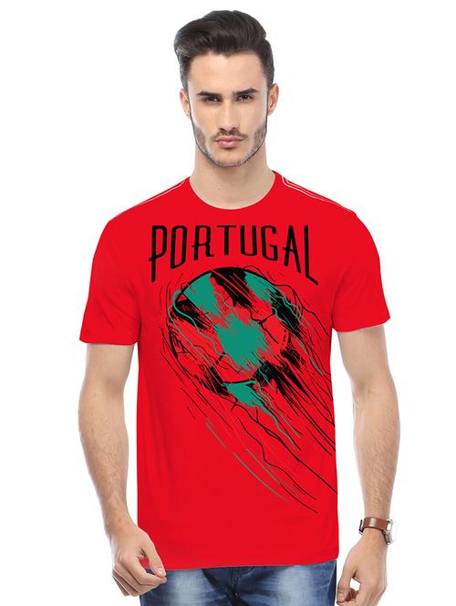 men crew neck front print t-shirt - 19649308 - Standard Image - 0