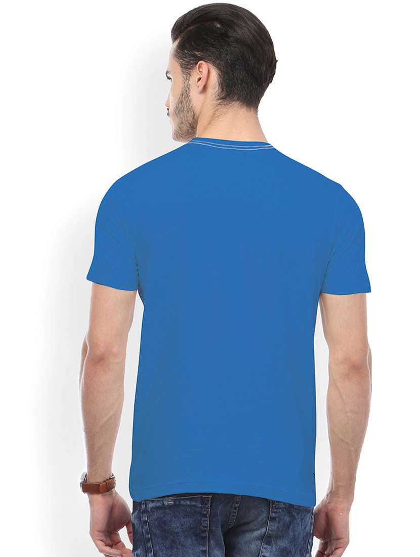 men crew neck front print t-shirt - 19649313 -  Standard Image - 1