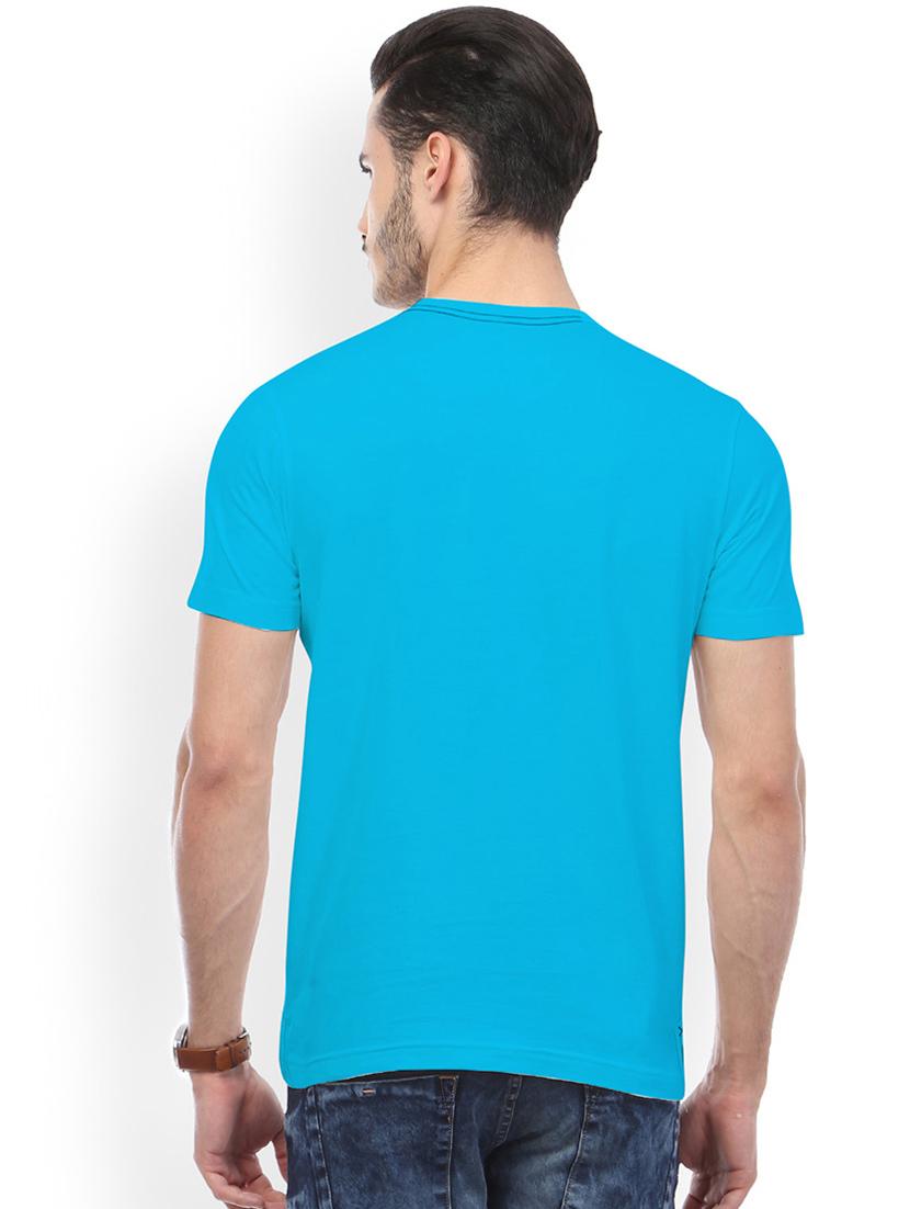 men crew neck front print t-shirt - 19649360 - Standard Image - 1