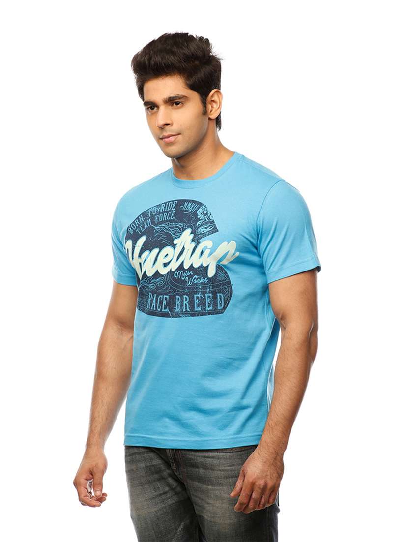 round neck printed regular t-shirt - 19649605 -  Standard Image - 1