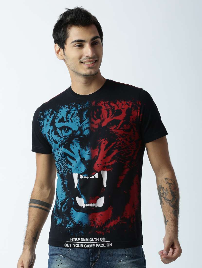 round neck printed regular t-shirt