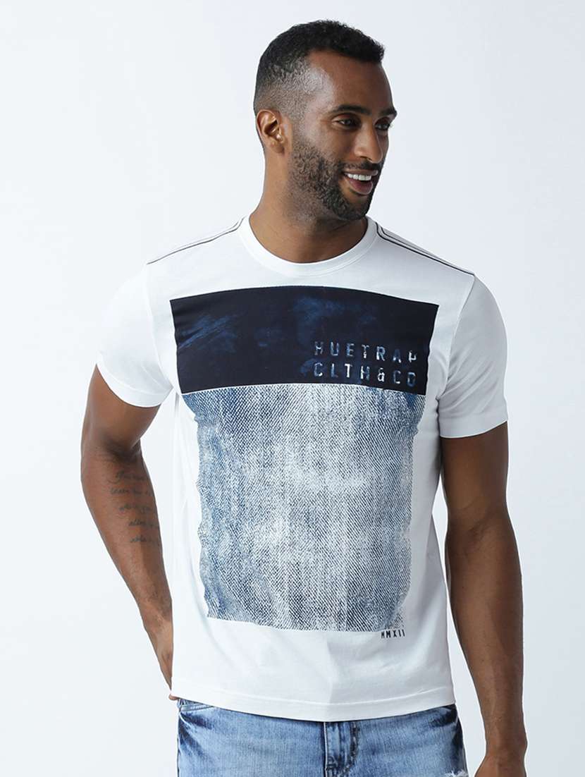 printed cotton regular t-shirt