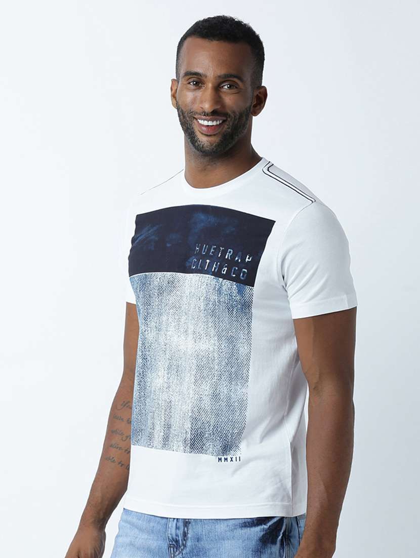 printed cotton regular t-shirt - 19649910 -  Standard Image - 1