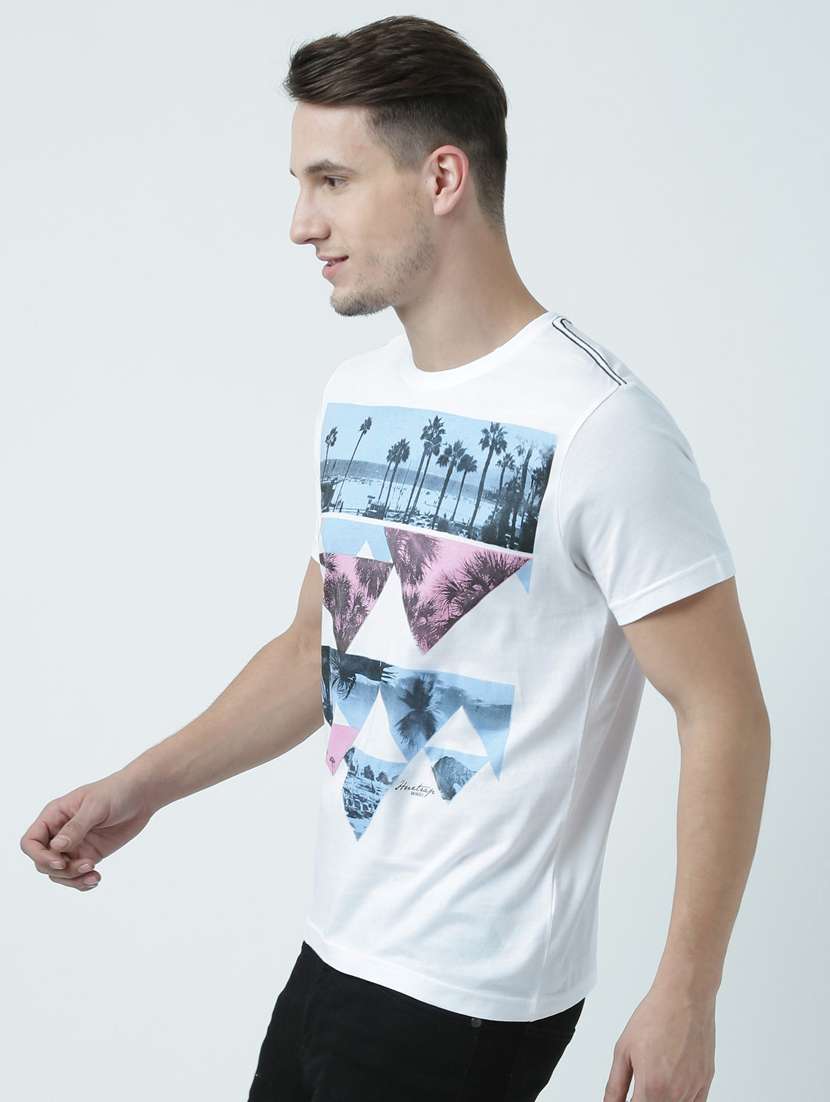 Printed Cotton Regular T-shirt - 19649925 -  Standard Image - 1