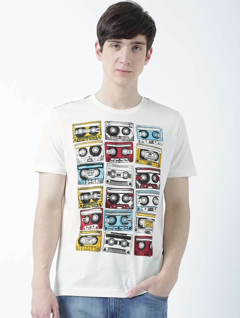 printed cotton regular t-shirt